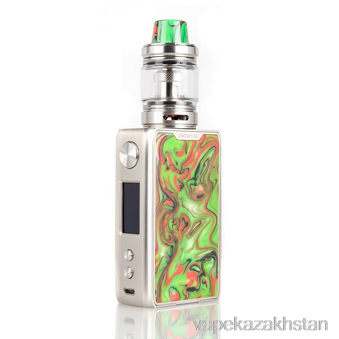 Vape Kazakhstan iJoy SHOGUN JR 126W TC Starter Kit Silver Specter Green